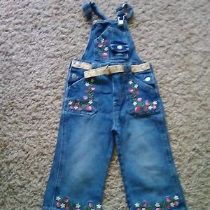 Jean Girl overall SZ 3T Young Hearts